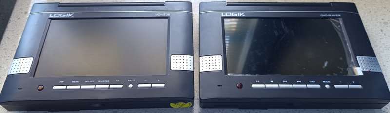 LOGIK Dual Screen Portable DVD Player