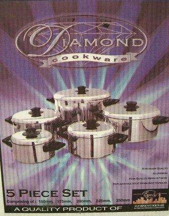 DIAMOND 5 pot cookware set