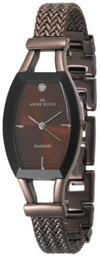ANNE KLEIN Diamond Accented ion-plated ladies watch - stunning dress watch!