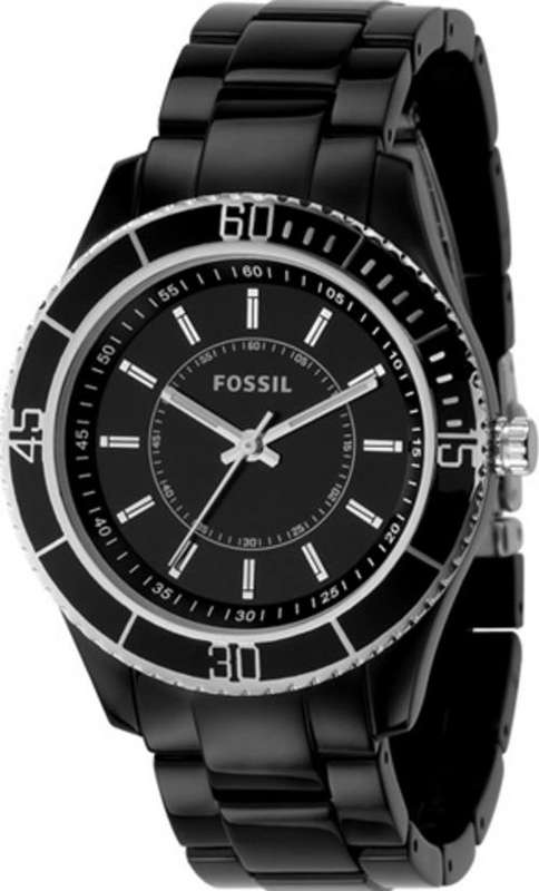 FOSSIL Stella Black Enamel Ladies Watch