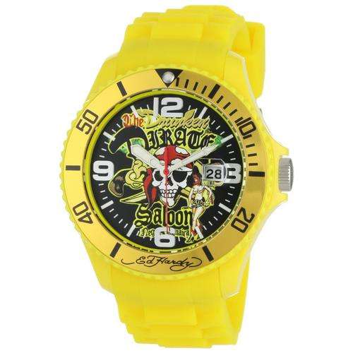 ED HARDY Matterhorn Pirate Saloon Mens Watch