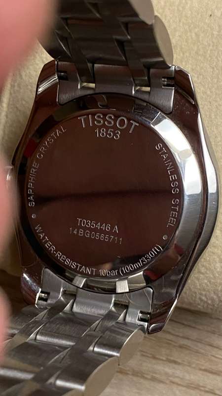 ***TISSOT COUTURIER SECRET DATE T035446A SSTEEL***