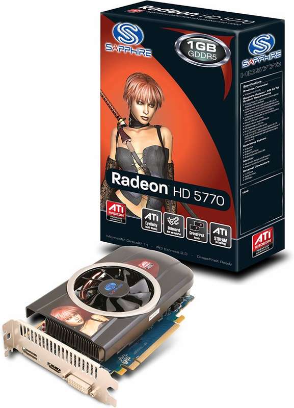 ATI Radeon HD 5770 Sapphire 1GB GDDR5