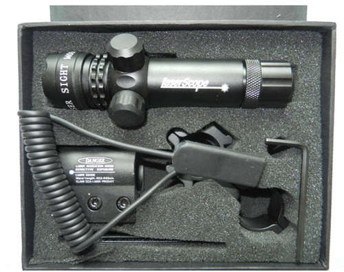 Point Dot Sight Tactical Red Laser Scope 2 Switch Mount Air Rifle Gun Box