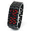 COOL!! Rare SUPER Fashion Style Blue LED Metal Faceless Watch
