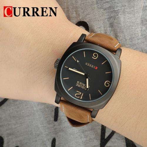 Curren Men Fashion Quqrtz Sport Wristwatch Watch