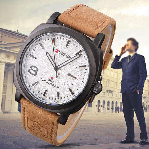 Curren Men Fashion Quqrtz Sport Wristwatch Watch