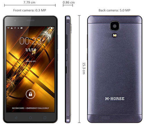 3G Smartphone 5.5 Inch Capacitive Screen Dual Core MTK6572 Android 4.4.2 WiFi 3G Phone