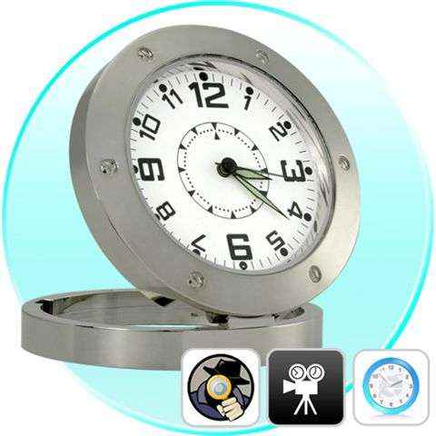 NEW HIDDEN SPY RECORD CAMERA CLOCK MOTION DETECTION DVR Watch 30FPS DVR PINHOLD LENS