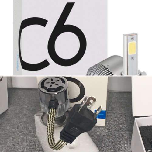 C6 Headlight Bulb Set - H4 (3 Pin)