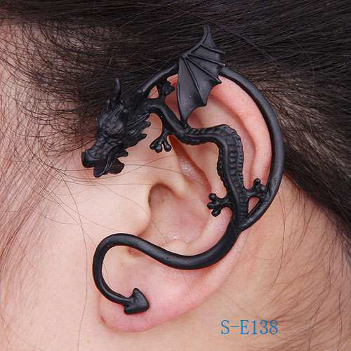 Dragon wrap around earring / ear cuff