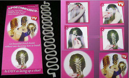 Hair sportsbraider. The easy way to create french braids