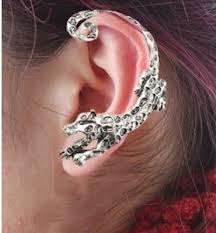 Leopard wrap around earring / ear cuff