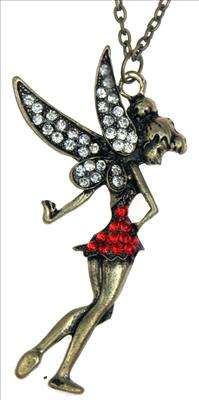 Beautiful fairy in a red dress Necklace