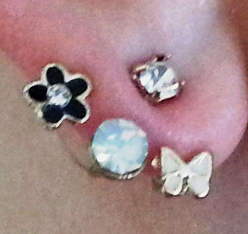 Summer ear cuffs  - Black