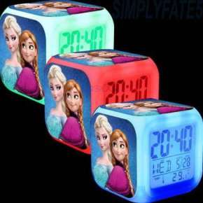 *FROZEN* Colour changing, digital alarm clock (check listing for design)