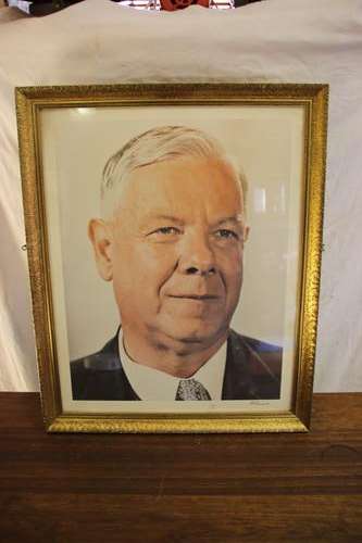 Apartheid History!! Hendrik Verwoerd Signed Photograph (Print)