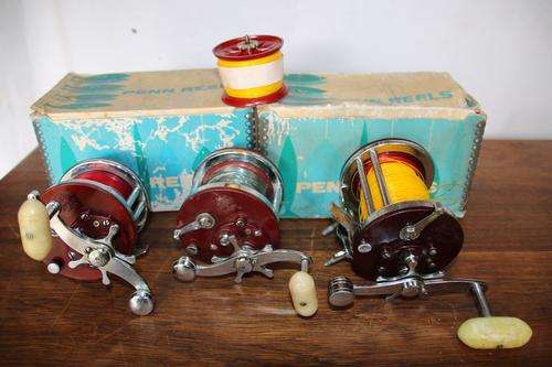 3 x Vintage Penn Jigmaster Reels + Aluminium Spool