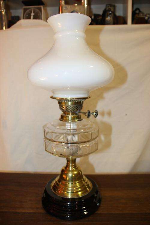 Vintage British Made Kerosene / Parafin Lamp