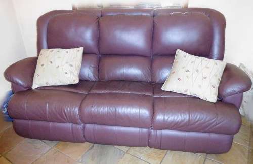 Motani Bress Design Leather Lounge Suite Set