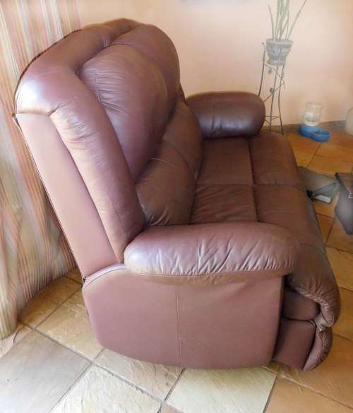 Motani Bress Design Leather Lounge Suite Set