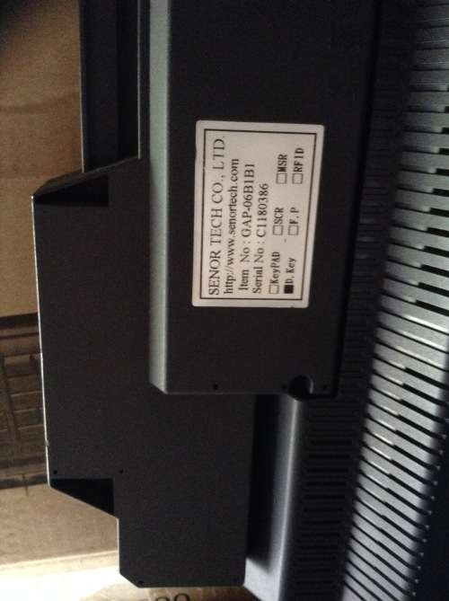 Touchscreen point of sale unit