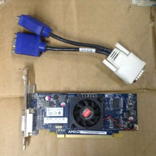 2 x PCIE dual MONITOR graphic card AMD Radeon HD6350 512 MBi ddr3