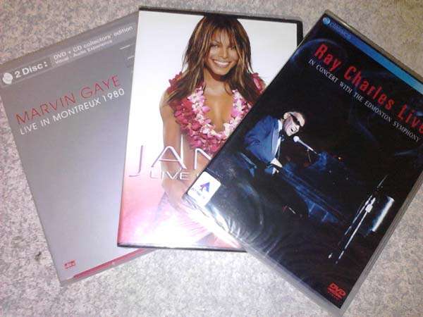 3 New DVD + free music CD -