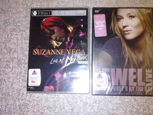 2 New DVD - Music Jewel and Suzanne Vega