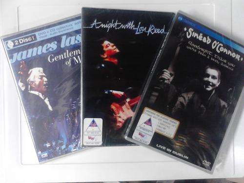 3 New Music DVDs, James Last, Lou Reed, Sinead O connor