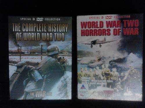 Collectors New DVDS 3 Packs of 2 (6 DVDs) - World War 2