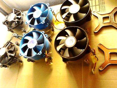 Core duo bulk lot heatsinks and fans