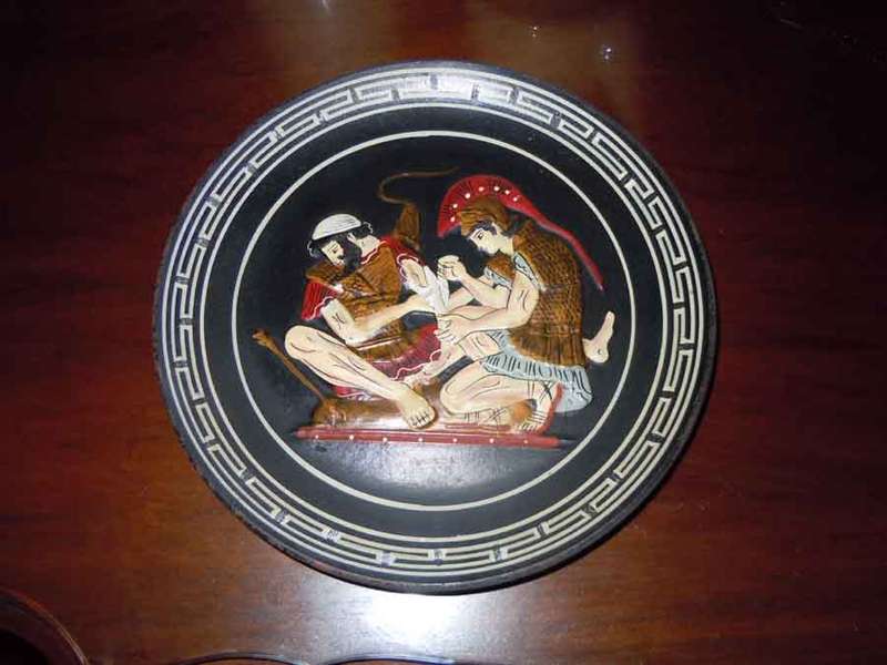 Collectable plate - handmade in Greece