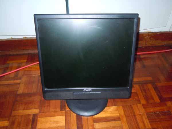 2 X Black mecer 17" LCD- see details