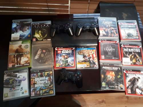 Playstation 3 Super Slim with 14 games