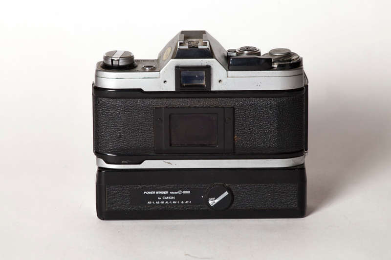 Canon AE-1 with winder