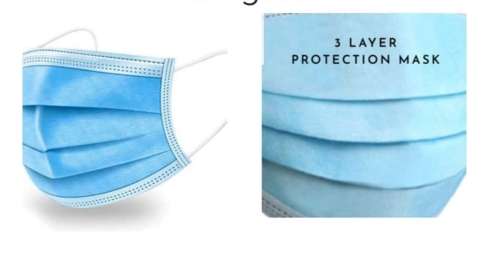 3Ply mask per bid 1