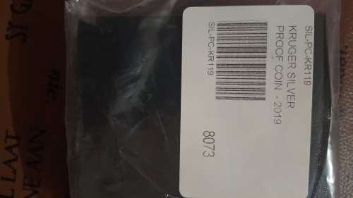 Kruger Silver proof 2019 Sealed