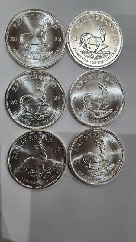 2022 SILVER KRUGER RAND 6 AVALIBLE