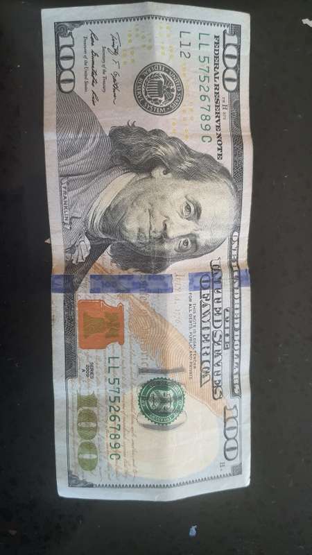 100$ bill (3 on auction)
