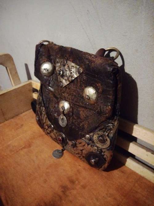 !! ELEPHANT LEATHER HANDBAG HAND MADE!! DONT MISS THIS!!