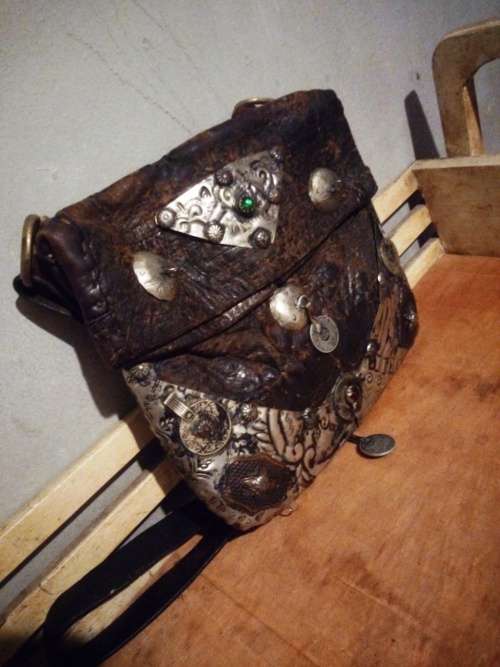 !! ELEPHANT LEATHER HANDBAG HAND MADE!! DONT MISS THIS!!