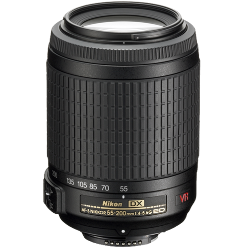 Nikon AF-S 55-200mm f/4-5.6 G IF-ED DX VR Lens