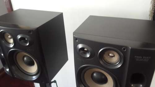 Pair Sony Twin Duct studio monitors