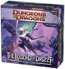 DUNGEONS AND DRAGONS THE LEGEND OF DRIZZT BOARD GAME