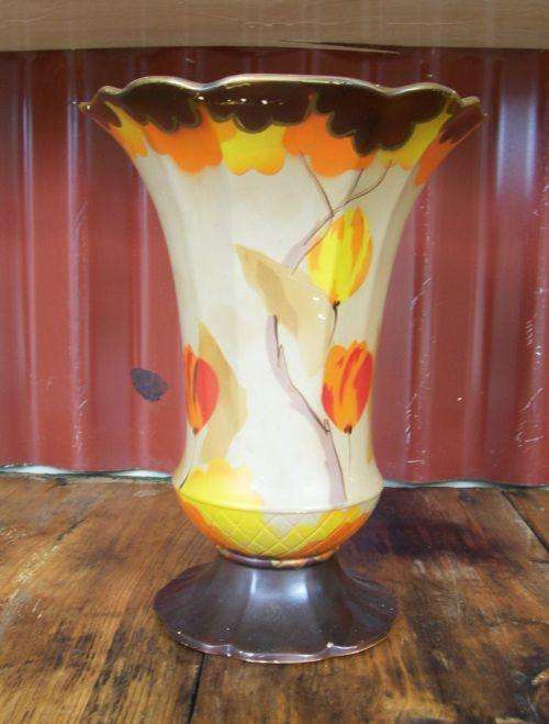 Art Deco - Hand Painted -SylvaC - Vase