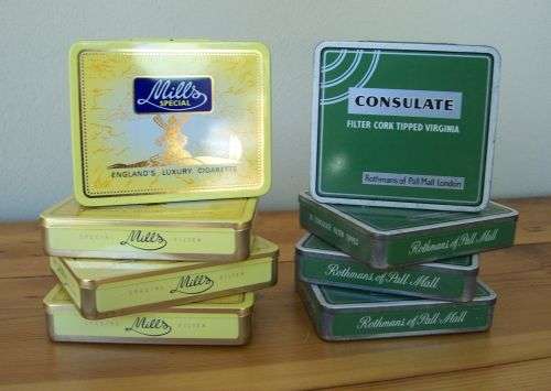 8 Cigarette Tins