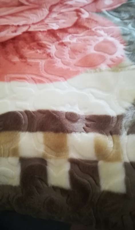 Luxury Mink Embossed Double Blanket Petal