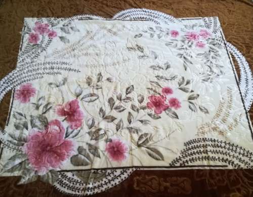 Luxury Mink Embossed Double Blanket Petal