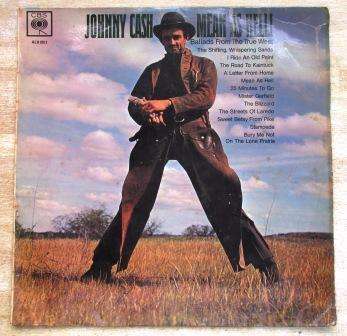Johnny Cash - Mean as hell vinyl LP. Circa 1966